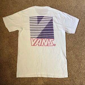 Vans White/Red/Purple Shirt
